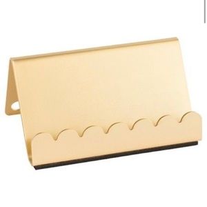 Sugar Paper Target Gold Metallic Business Card Holder